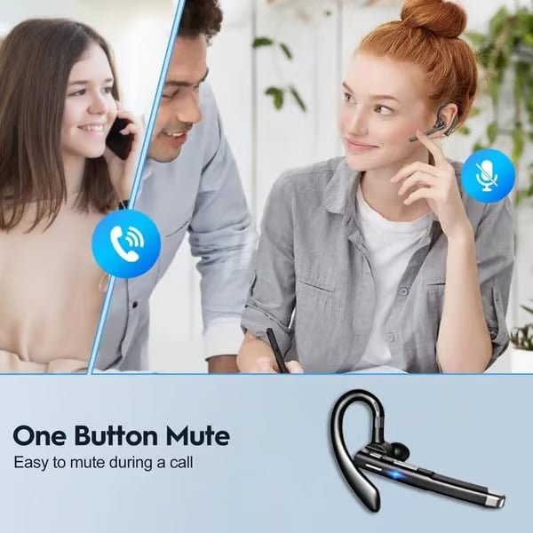 😱 No More Noise! Enjoy Clear Calls Anywhere – Bluetooth Earbud!