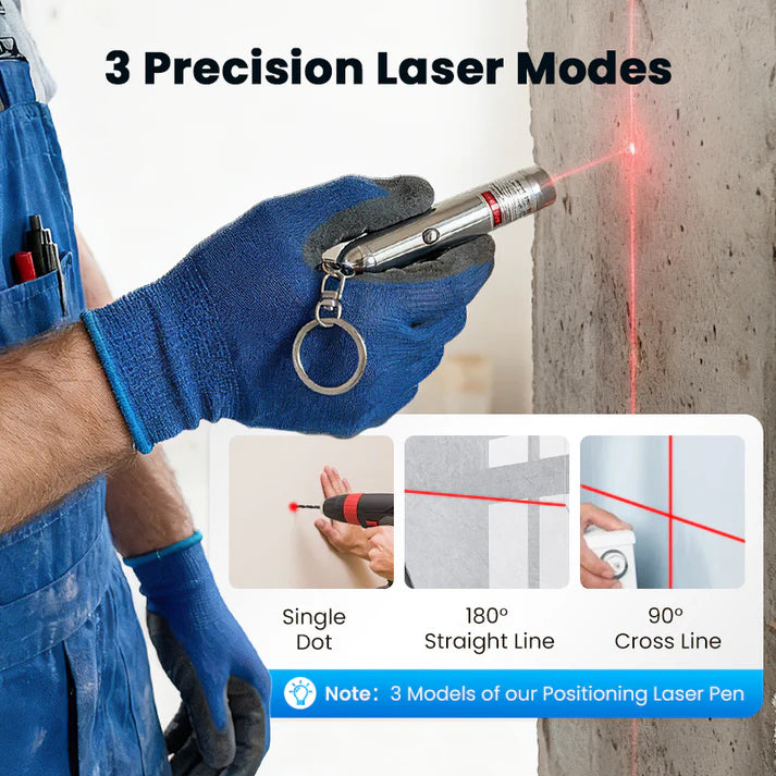 Pattern Laser Positioning Pen – Precise Alignment, Magnetic Base & Portable Design 🎯
