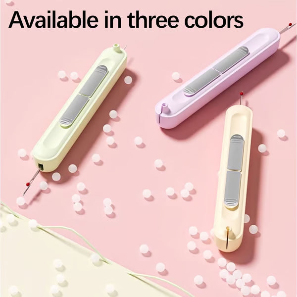 🤩Automatic Needle Threader, 2 in 1 Threading and Thread Removal Tools