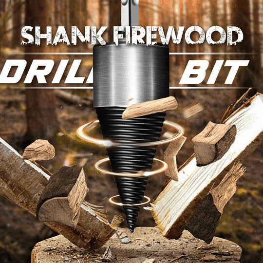 🛠️⚡The Professional Upgrade for Firewood Prep. Durable Drill Set Makes Quick Work of Logs.
