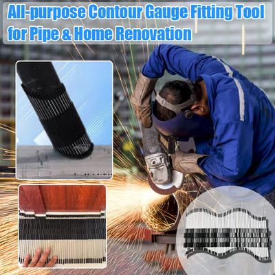 🔥 All-purpose Contour Gauge Fitting Tool for Pipe
