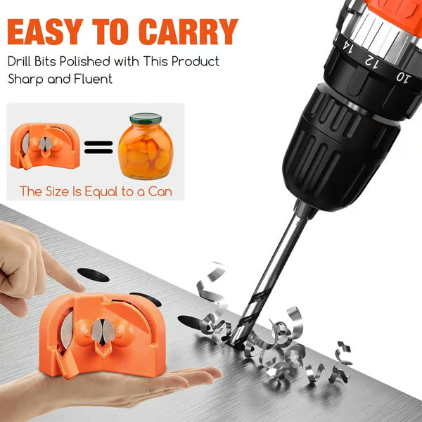 🎯 Portable Drill Bit Sharpener | New Grinding Tool with Stand