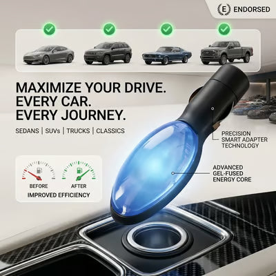 🚗Plug-and-Play Fuel Saver: Extend range, enhance fuel efficiency (Buy One Get One Free)