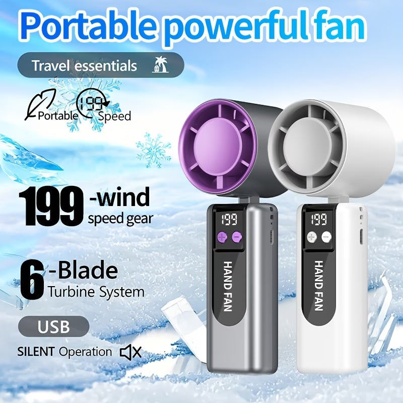 Small mini fan + new semiconductor cooling technology