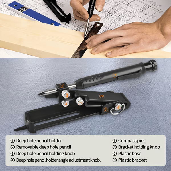 📏 Precision Angle Ruler Tool – Perfect Lines & Measurements Every Time!