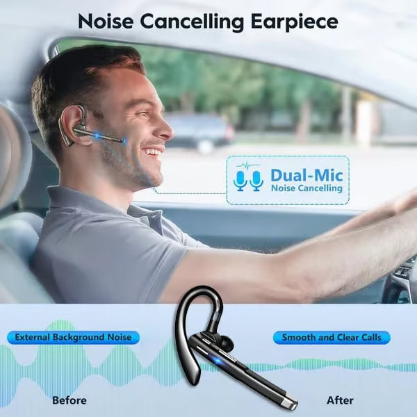 😱 No More Noise! Enjoy Clear Calls Anywhere – Bluetooth Earbud!