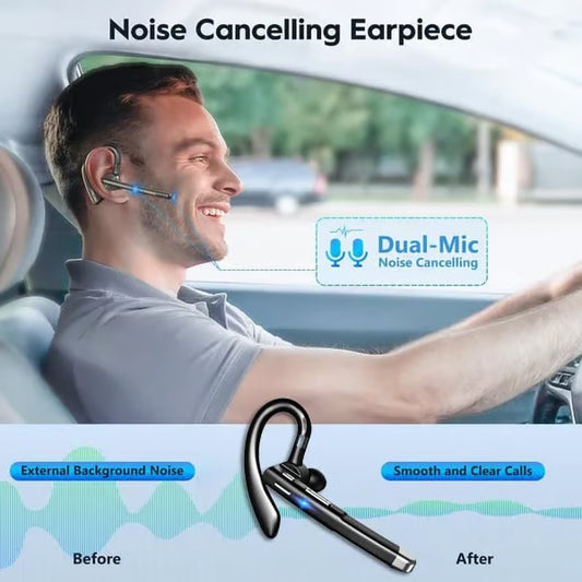 😱 No More Noise! Enjoy Clear Calls Anywhere – Bluetooth Earbud!