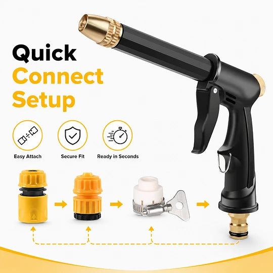 💦 Turn Your Ordinary Hose Into a Powerful Pressure Washer — Clean Cars, Patios, Driveways & More in Minutes!
