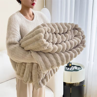 🎀Popular thickened plush nap blanket