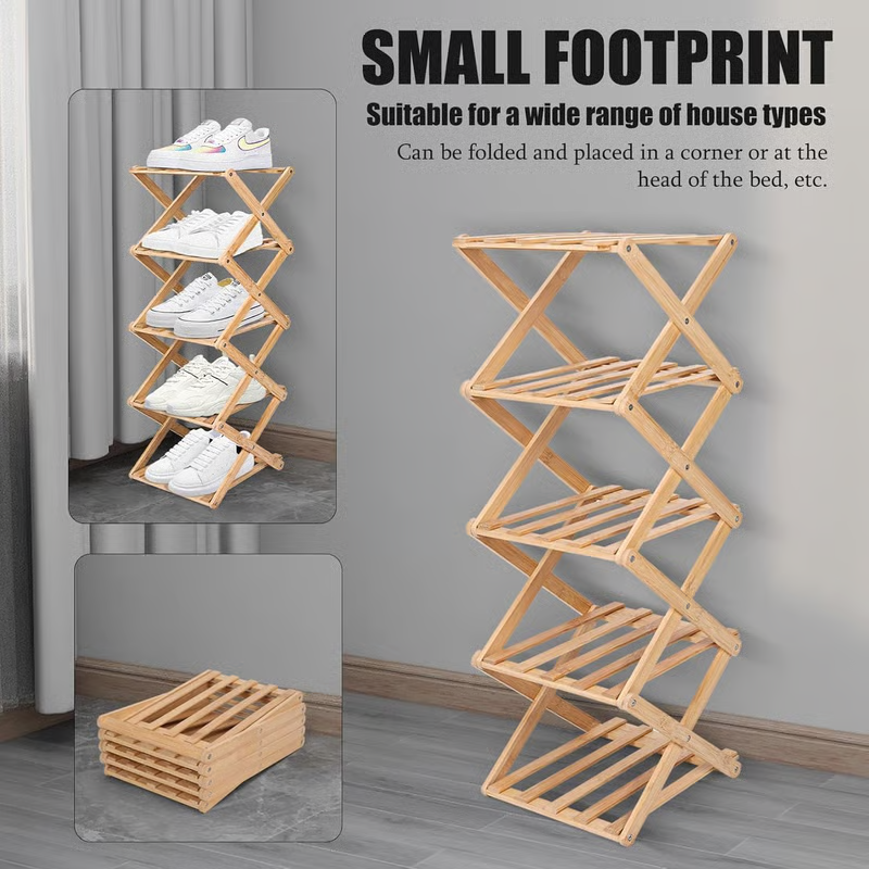 The 6-Tier No-Assembly Bamboo Rack