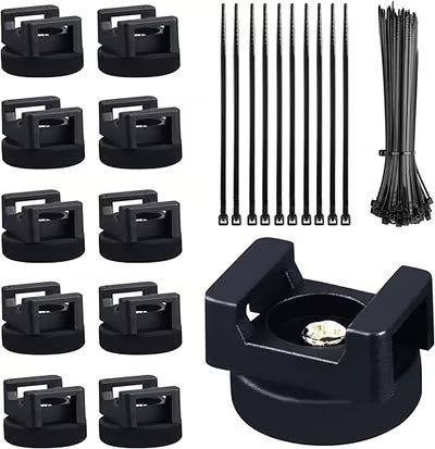 Magnetic Cable Zip Tie Mount Kit – Smart, Flexible Cable Management for Every Space