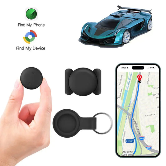 🔒 Hidden GPS Tracker for Car – Anti-Lost, Works with Apple Find My