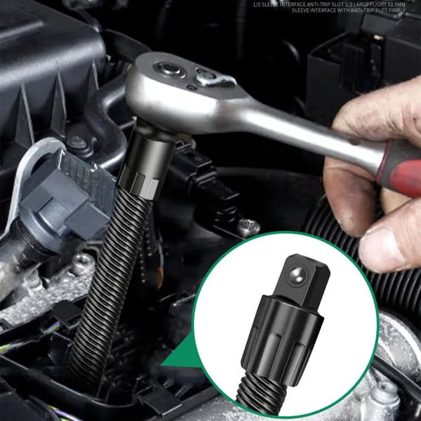 ⚡ 13-Piece Flexible Shaft Set for Electric Wrenches – 1/2" Drive Extension!