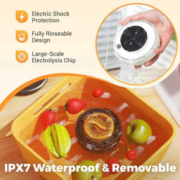 Wireless Waterproof Portable Food Cleaner & Purifier🍉🥬