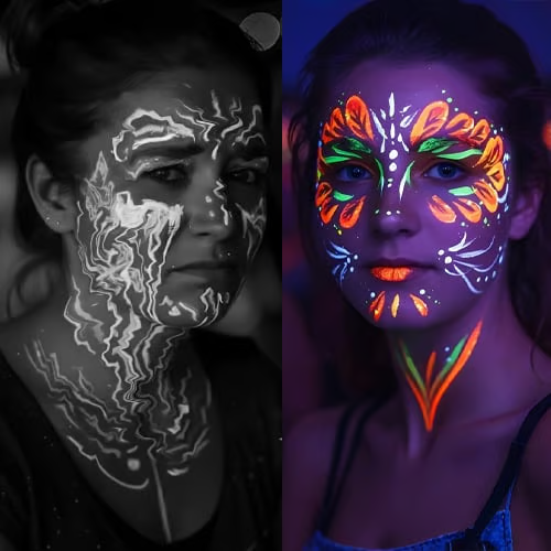🥳2026 HOT SALE💞50K+ SOLD!🎁UV Glow Face and Body Paint Markers Set