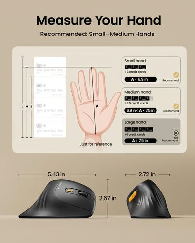 🔥 Ergonomic Vertical Mouse
