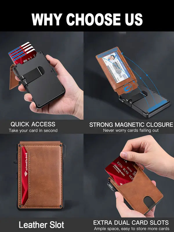 ⚡ Pop-Up Card Wallet – Instant Access with Just One Click!