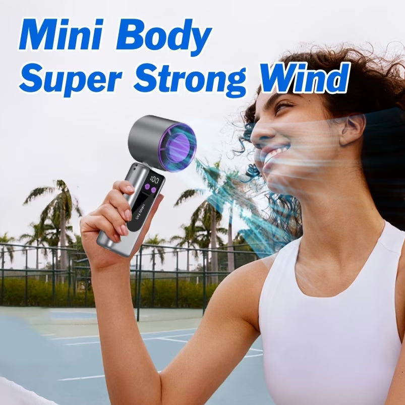 Small mini fan + new semiconductor cooling technology