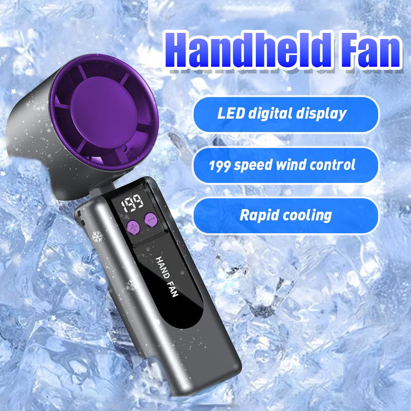Small mini fan + new semiconductor cooling technology