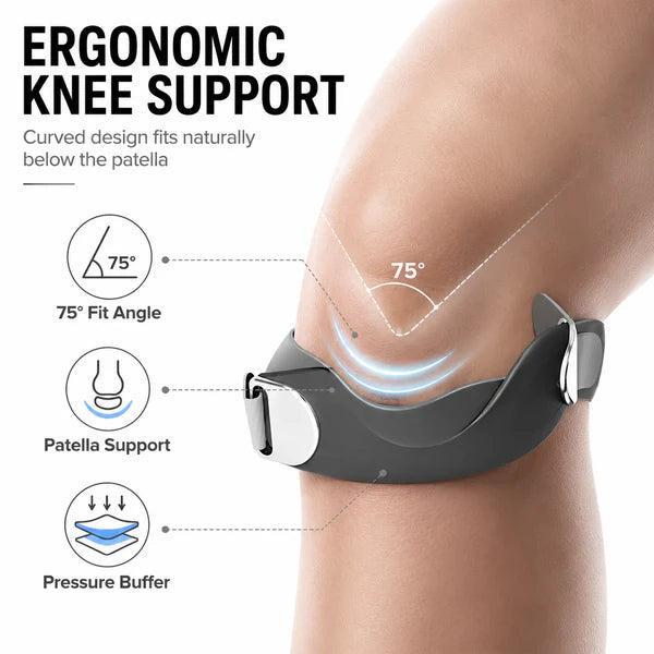 🔥 Silicone Knee Strap – Adjustable Pain Relief Support