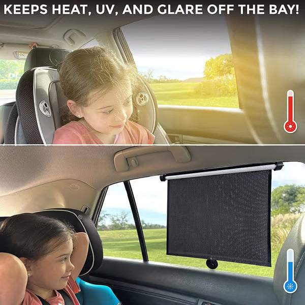 🔥Retractable Window Roller Sunshade For Truck