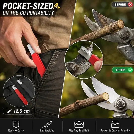 🌿 Blade Sharpener Tool (Buy 1 Get 1 Free)
