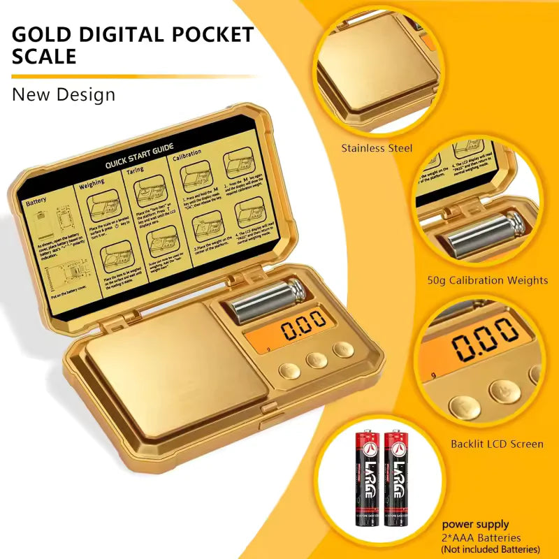 ⚡ Ultra-Accurate Jewelry Scale – Measure Every Gram with Precision!