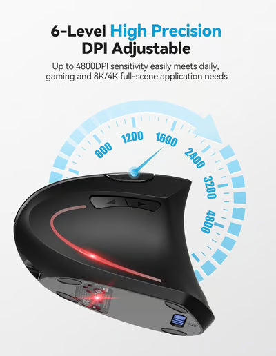🔥 Ergonomic Vertical Mouse