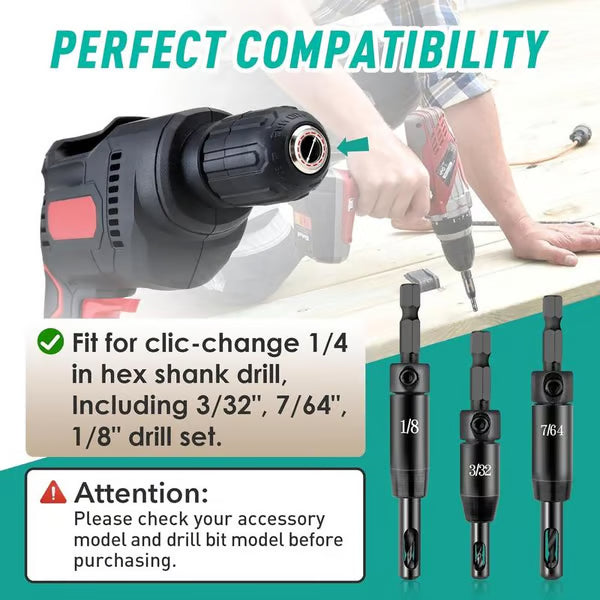 🚀 Hex Shank Hinge Boring Bit Set — Easy Install, Strong Grip 🔥 सीमित अफर!