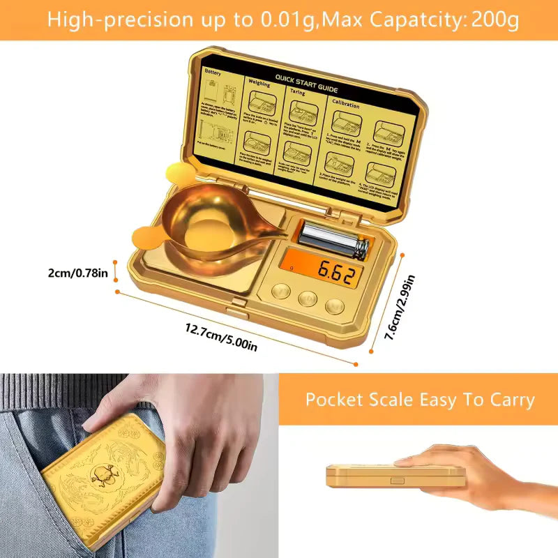 ⚡ Ultra-Accurate Jewelry Scale – Measure Every Gram with Precision!