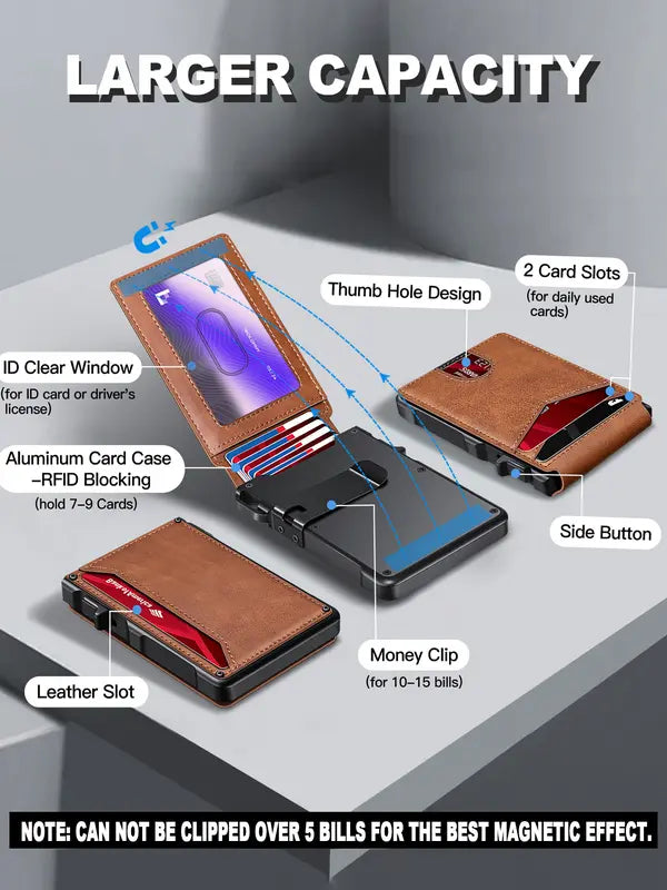 ⚡ Pop-Up Card Wallet – Instant Access with Just One Click!