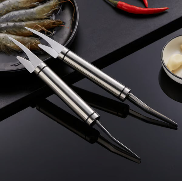 🔥 5-in-1 Shrimp Peeler Tool – Peel, Devein & Clean in Seconds!