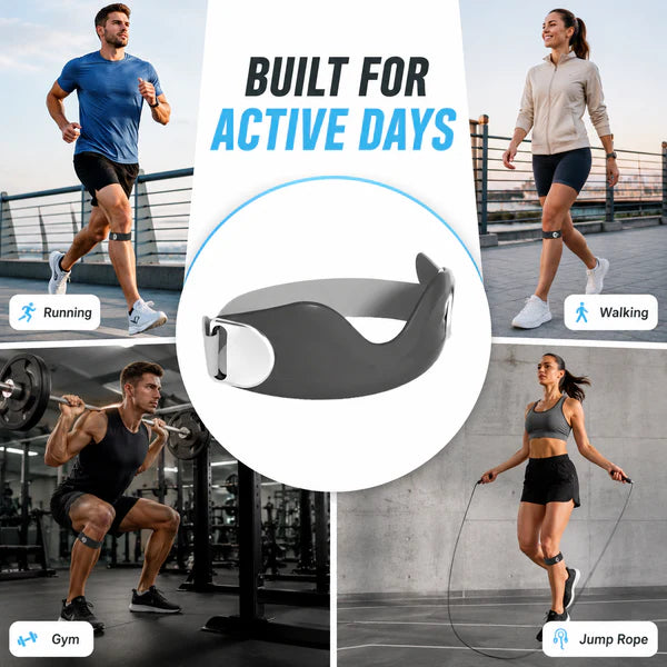 🔥 Silicone Knee Strap – Adjustable Pain Relief Support