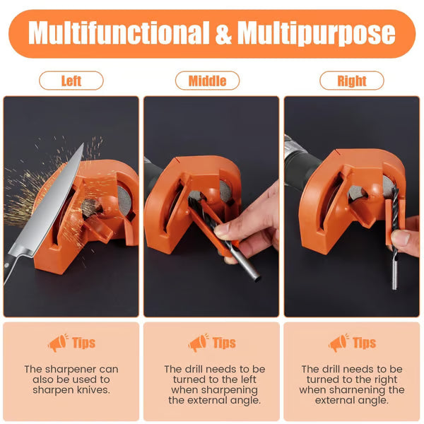 🎯 Portable Drill Bit Sharpener | New Grinding Tool with Stand