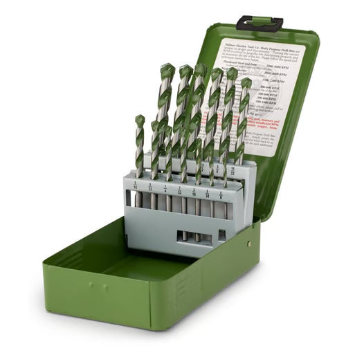 13 Piece Multi-Purpose Drill Bit Set