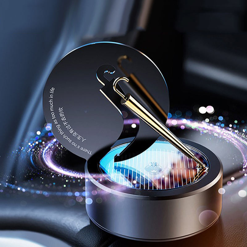 Luxury Solar-Powered Car Aromatherapy Rotating Diffuser – Art Meets Fragrance