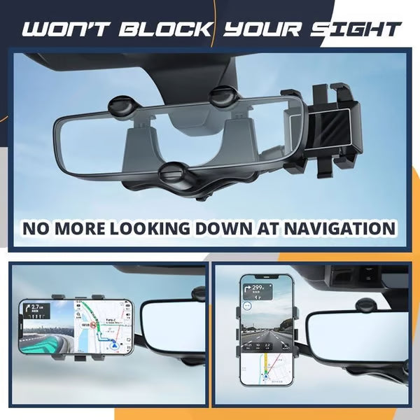 Drive Safer! 360° Rotatable Car Phone Mount 📱✨