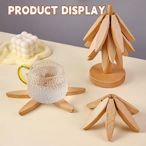 ✨Natural Tree Trivet Set