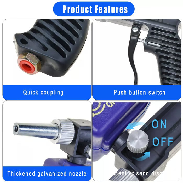 🔥Rust Blasting Device Adjustable Blasting Machine