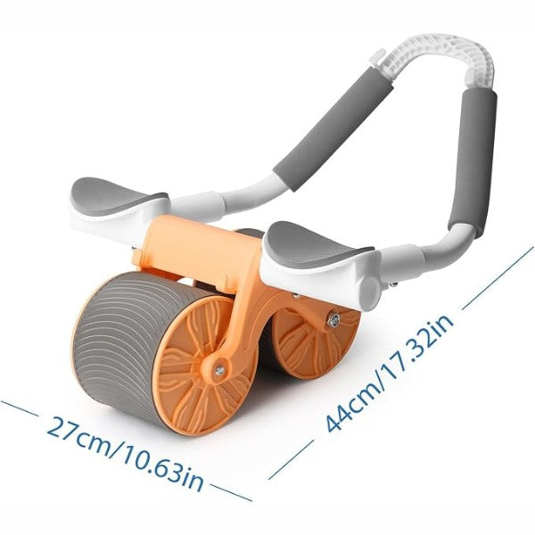 Automatic rebound abdominal wheel