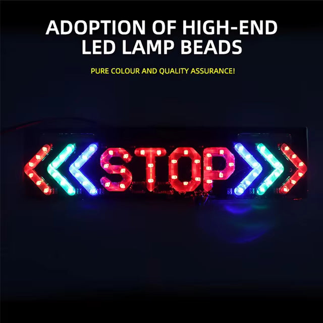 🚨 Multi-Mode STOP Arrow Brake & Turn Signal Light for Motorcycles & E-Bikes 🚨