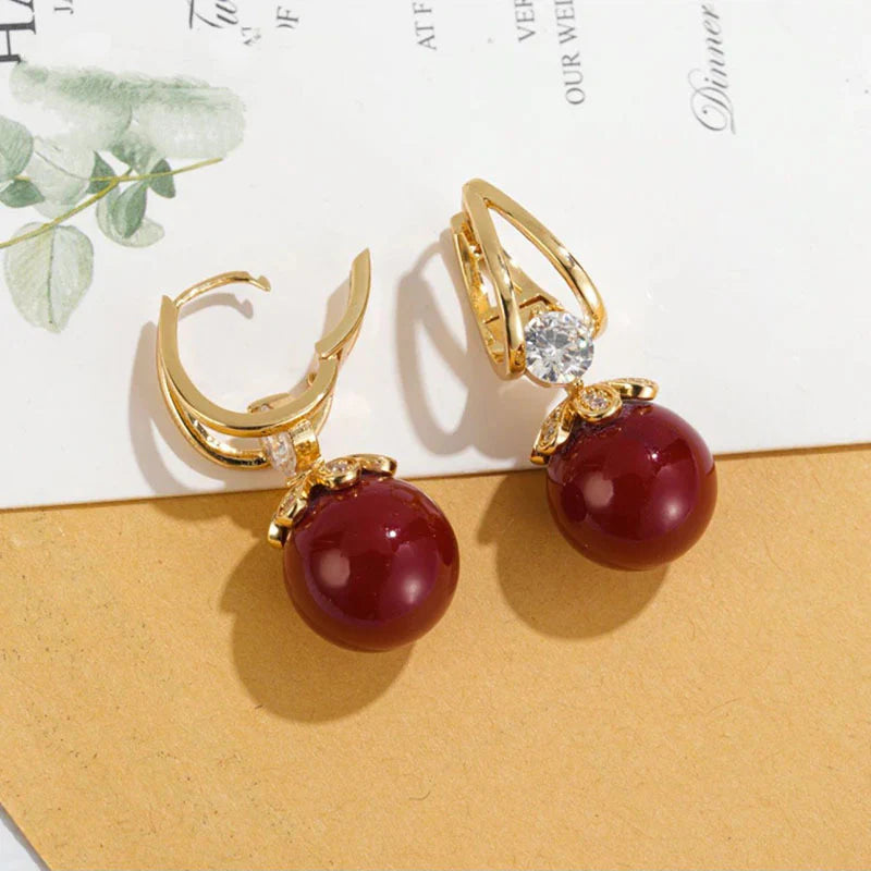 ✨🍒तातेको बिक्री✨🍒चम्किला ह्यागी झुण्डिएका कानका मुन्द्रा