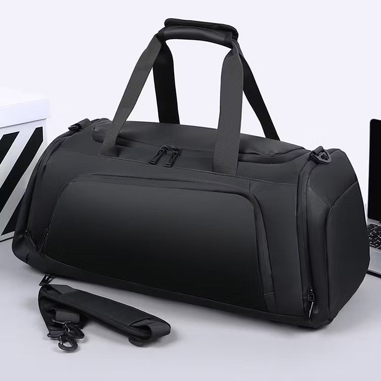 Large-capacity business travel shoulder handbag