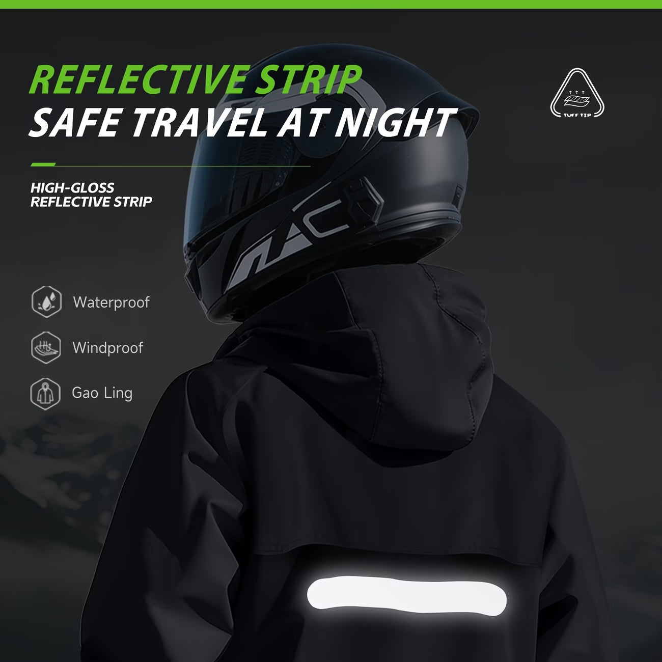🏍️ Adult Motorcycle Raincoat Suit with Rain Pants – Waterproof Full Body Protection for Riding in Any Weather 🌧️