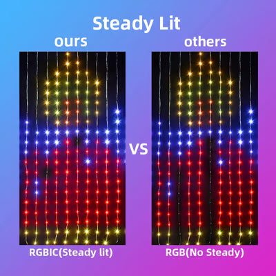 🔥Color Waves LED Curtain Sync Lights