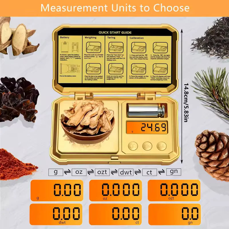⚡ Ultra-Accurate Jewelry Scale – Measure Every Gram with Precision!