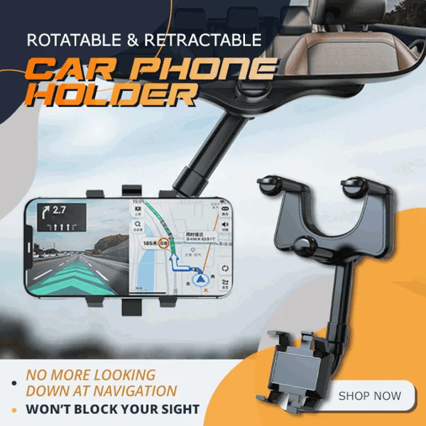 Drive Safer! 360° Rotatable Car Phone Mount 📱✨