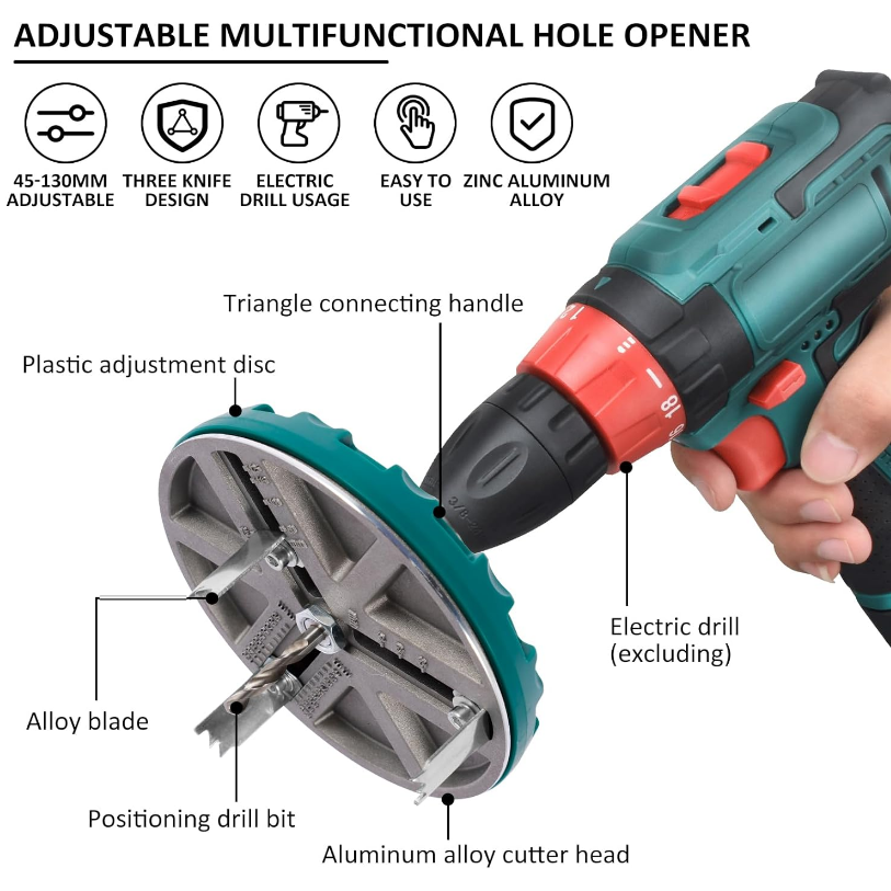 🔨 TEBAK Woodworking Tools Hole Punch