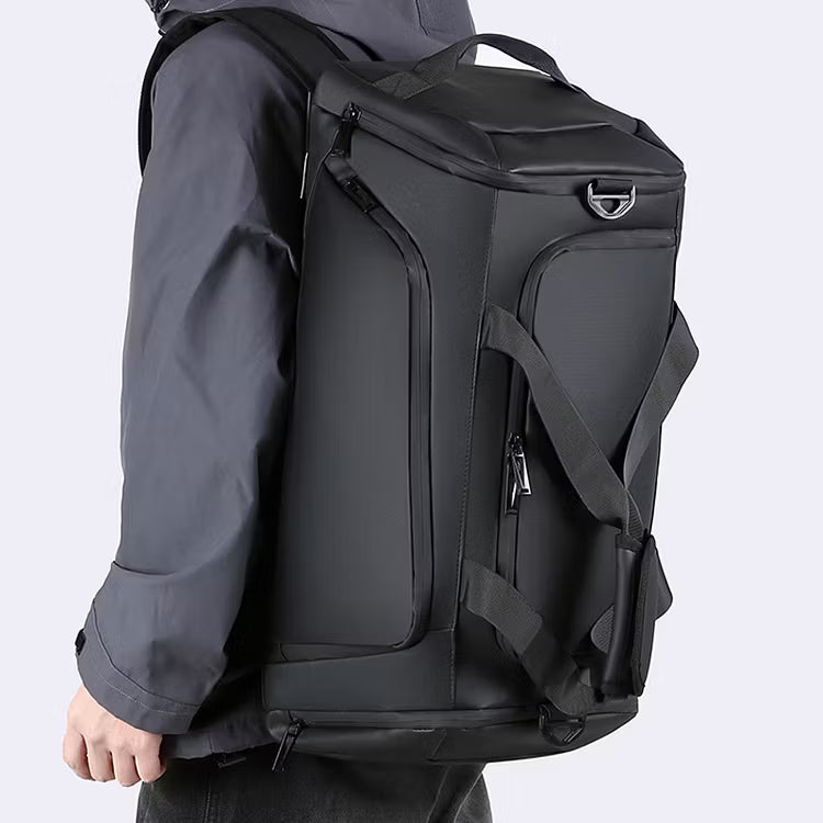 Large-capacity business travel shoulder handbag