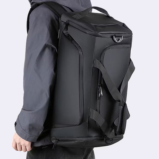 Large-capacity business travel shoulder handbag